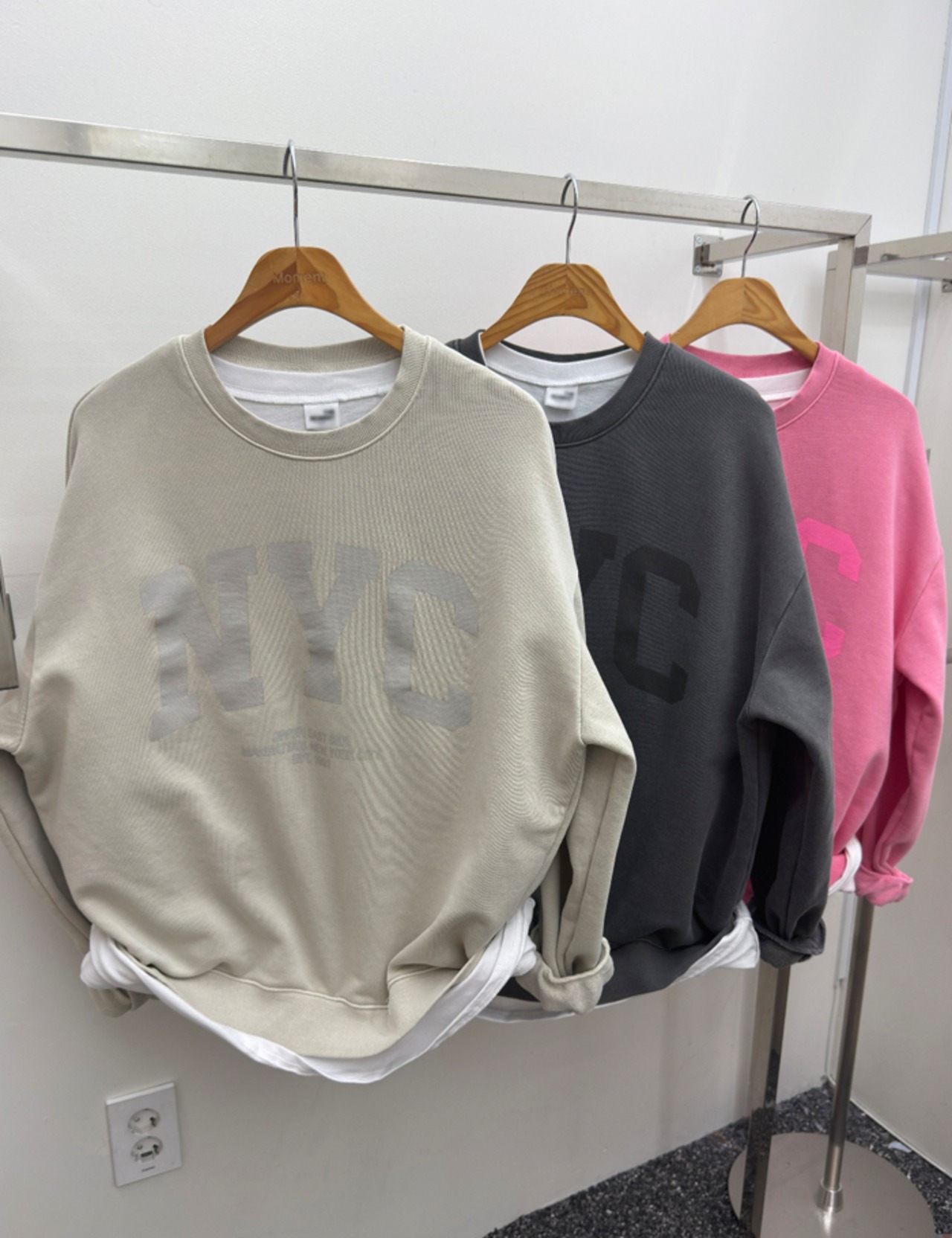 【新作5％OFF・3日間】NYC washing pigment Tops_3colors