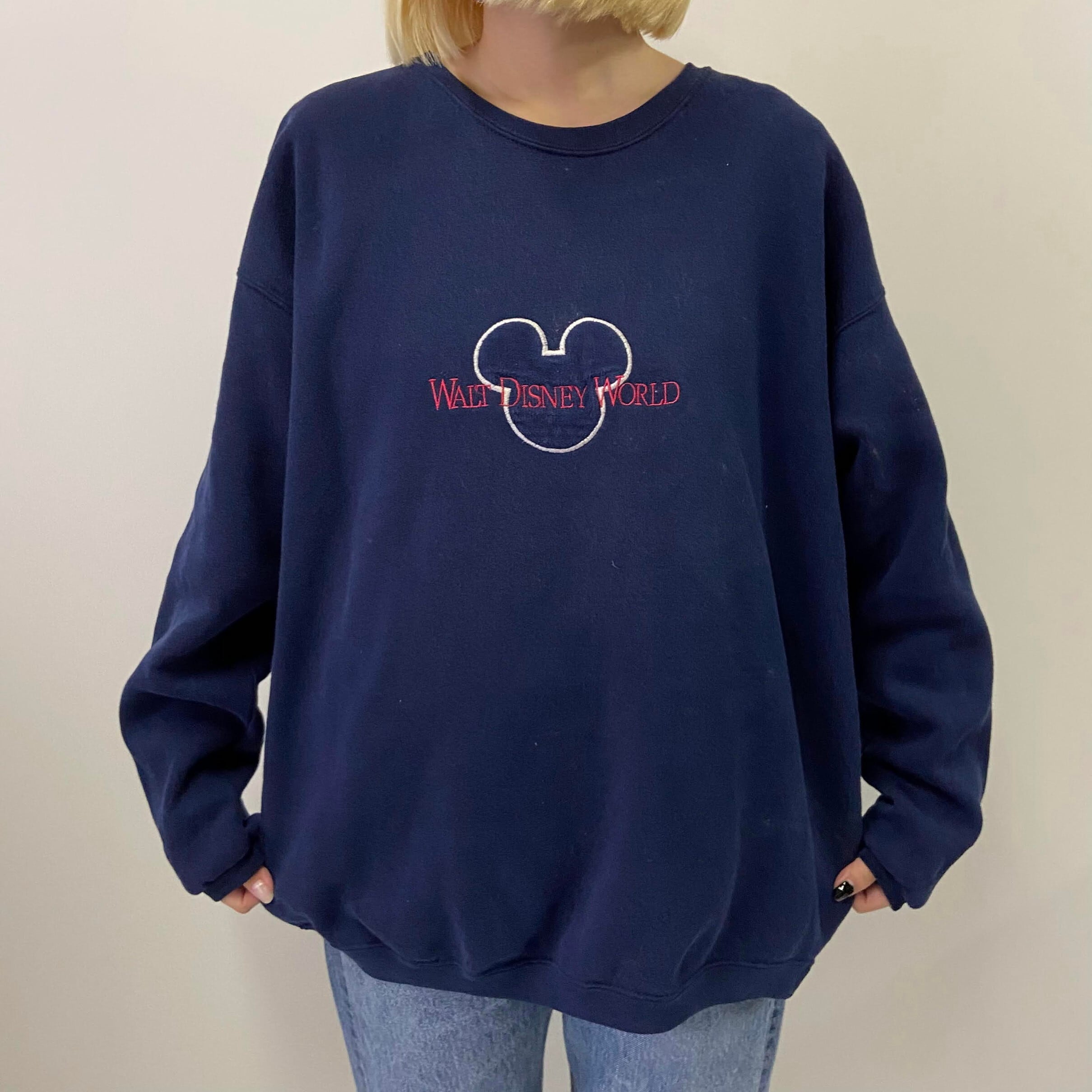 USA製 90年代 Walt Disney World ディズニー ミッキーマウス 刺繍