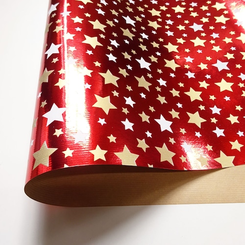 クリスマス ラッピングペーパー 包装紙 1867-3811 (I-297) 約50cmx70cm イタリア製
