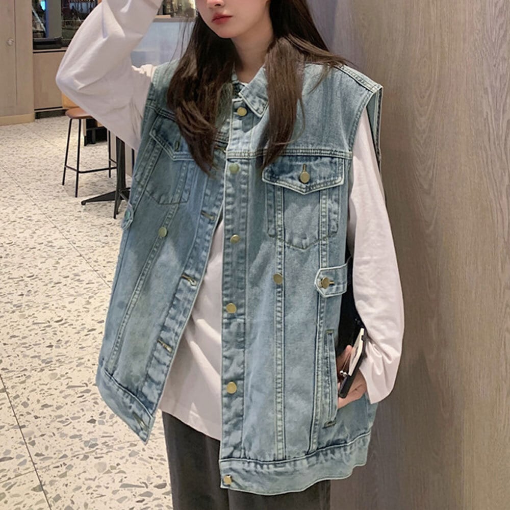 デニム ベスト レディース ジレ 大人 ストリート系 アメカジ おしゃれ かわいい きれいめ アウター トップス カジュアル 大人可愛い 大人女子