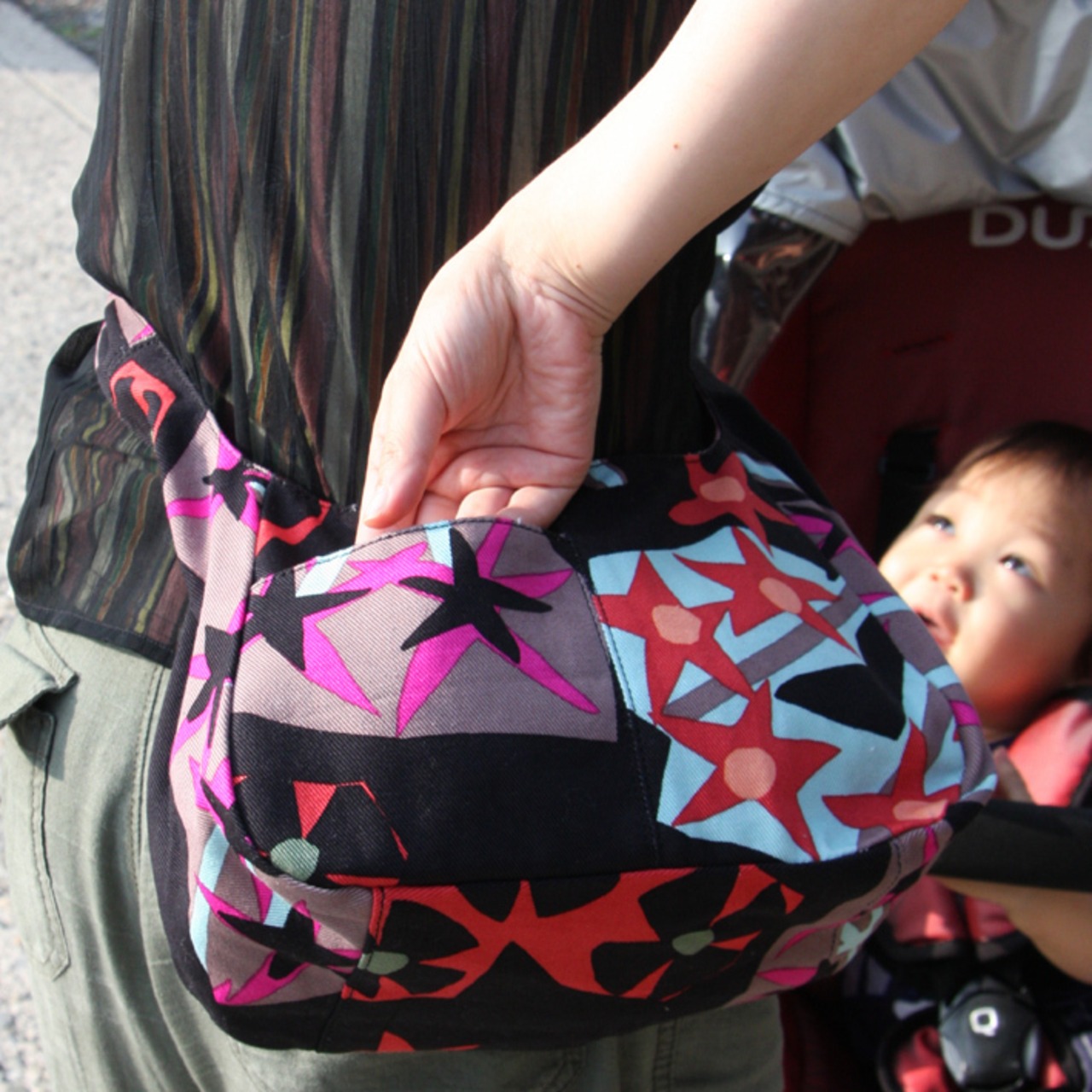 ruaオリジナル ママバッグ 星の花 【S】