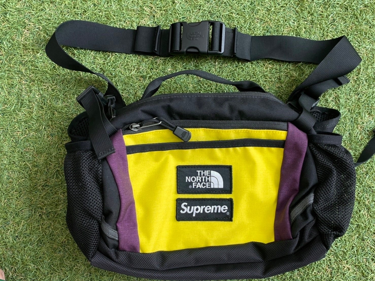 Supreme × THE NORTH FACE EXPEDITION WAIST BAG SULPHUR 57559  