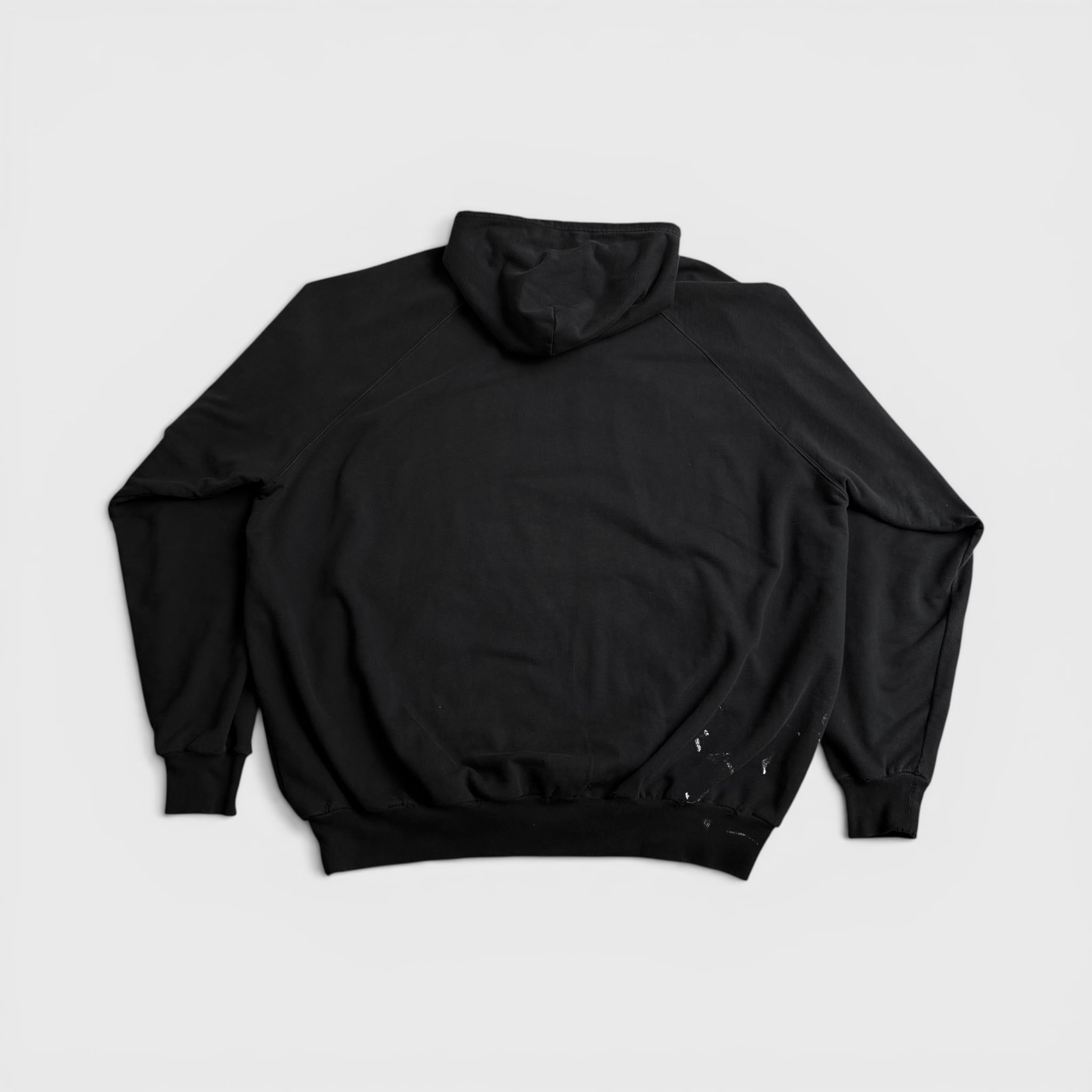 BALENCIAGA Metal Oversized Hoodie Cotton Black 2 | BRAND RESORT