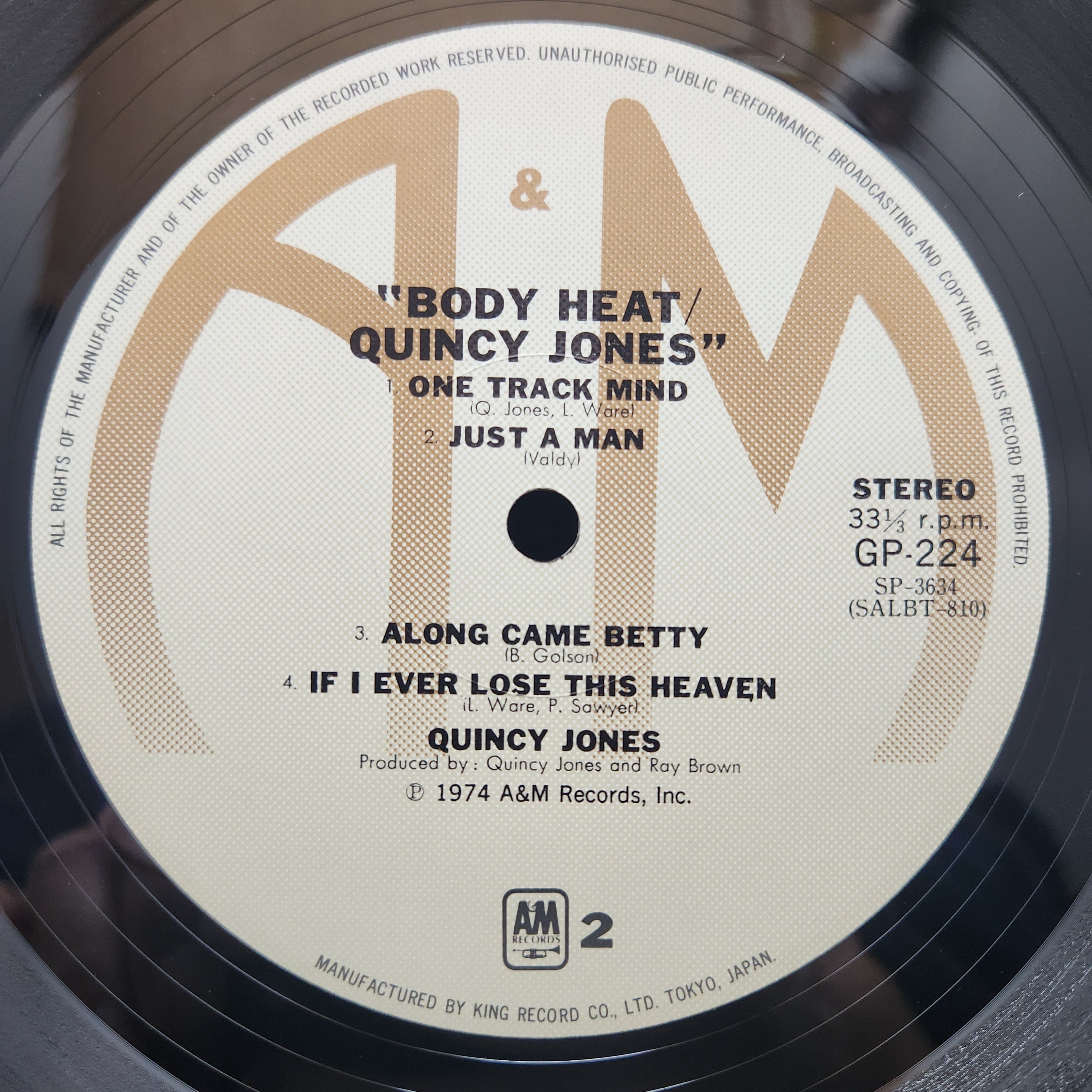 Quincy Jones / Body Heat [GP-224] - 画像4