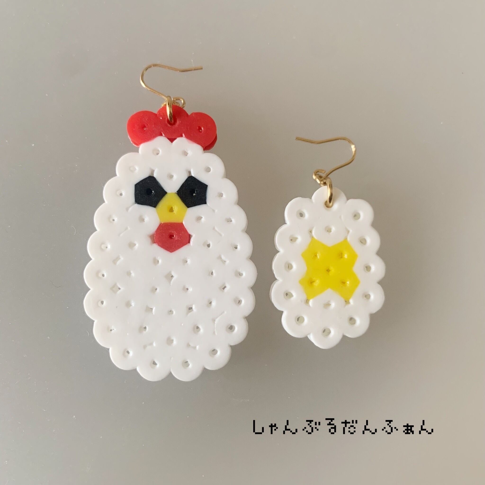 にわとりとたまごのピアス | しゃんぶるだんふぁん