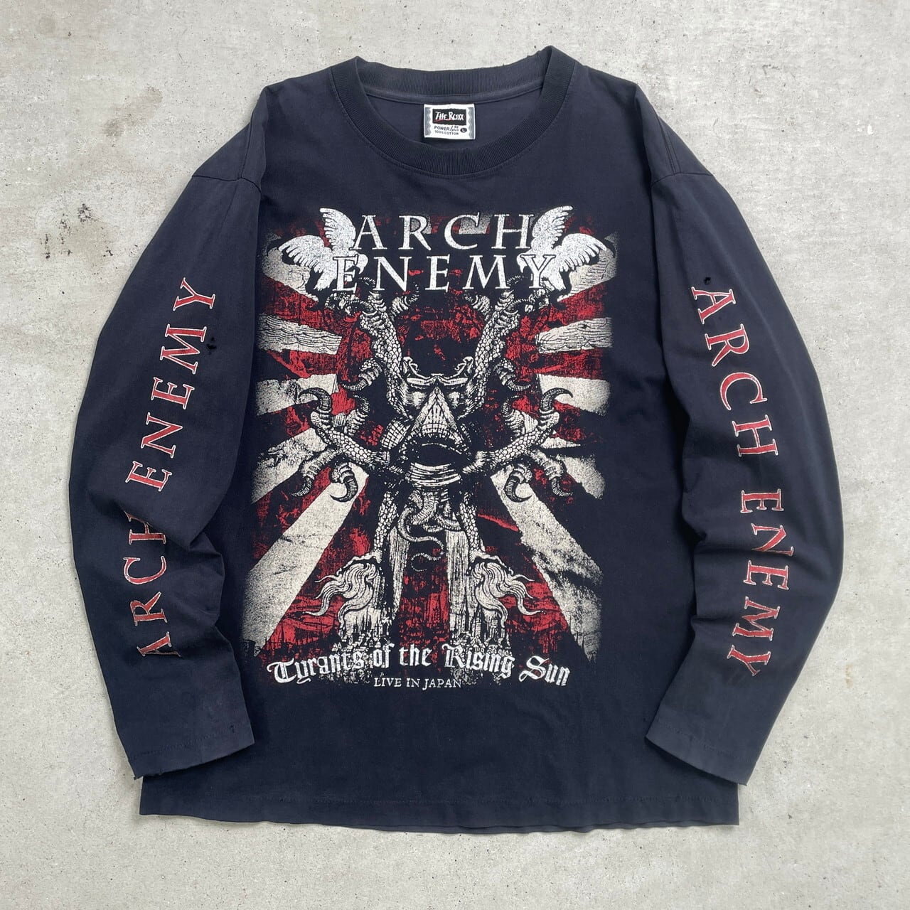 00年代 ARCH ENEMY バンドTシャツ バンT ロングTシャツ ロンT メンズL  