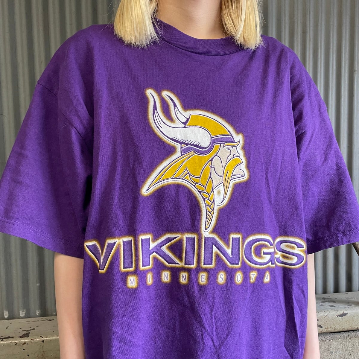 NFL Minnesota Vikings ミネソタ バイキングス 半袖シャツ メンズXL /eaa349116