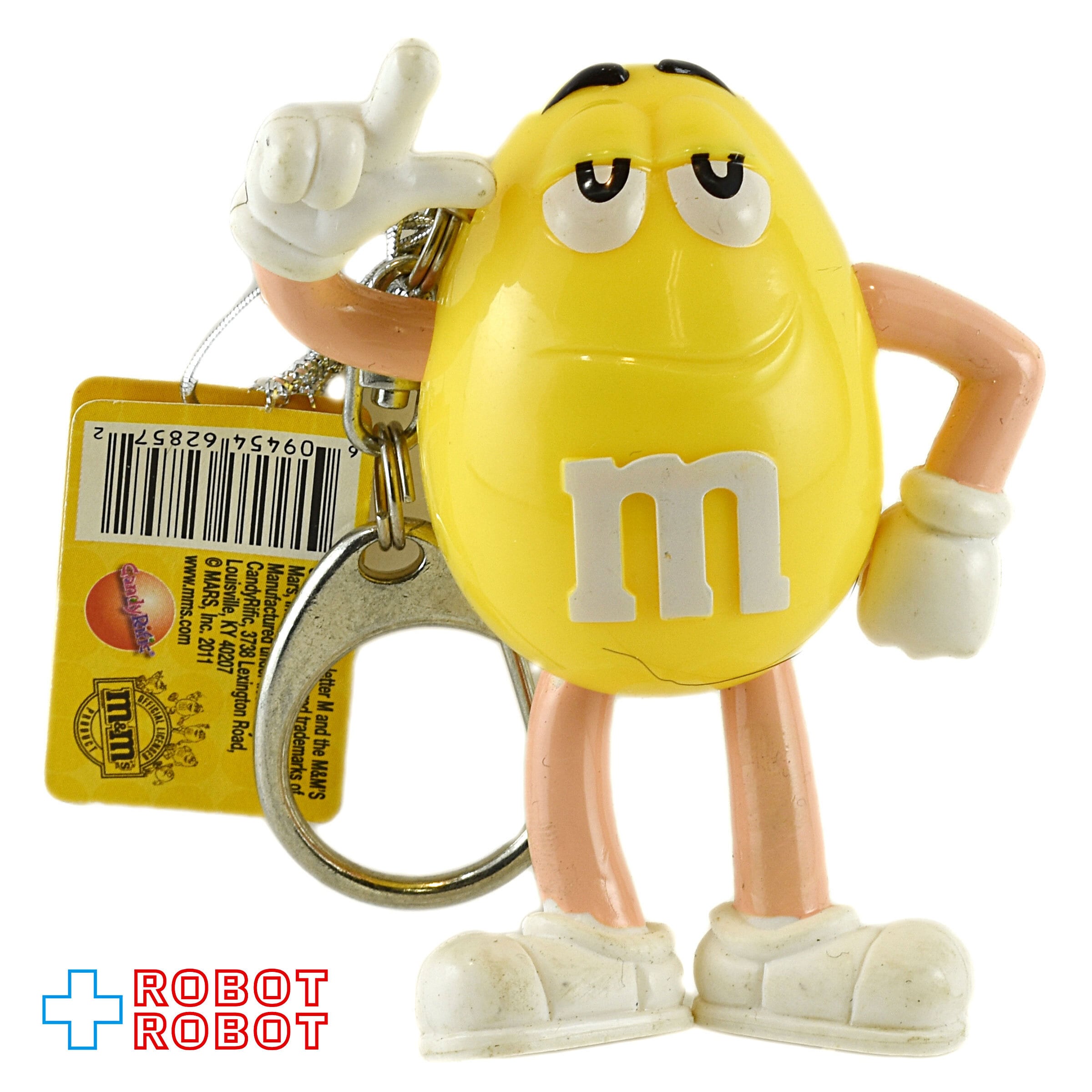 M&M's ライト キーホルダー イエロー | ROBOTROBOT