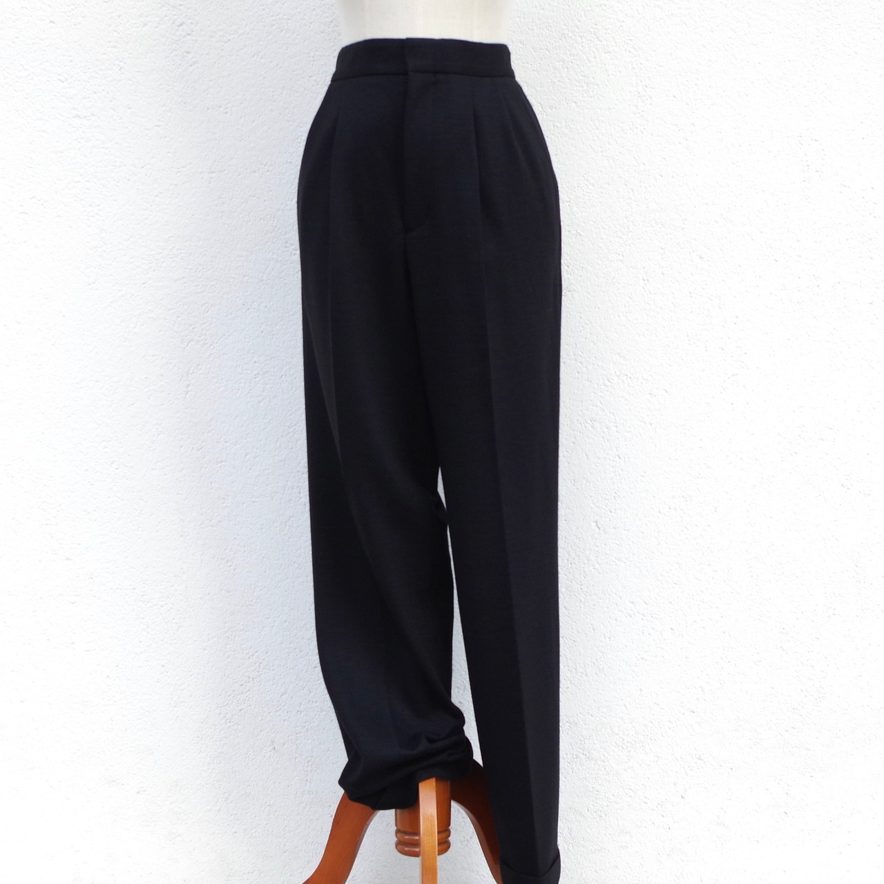 SINME タックパンツ ブラック