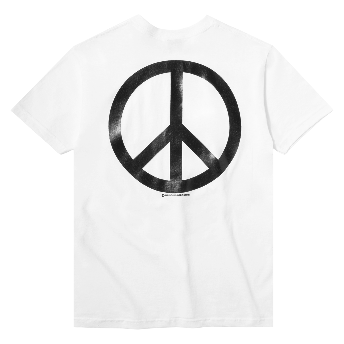 ■レディオヘッド■ Visvim フラッグクッション ピースマークver. VIOLET / Peace Tee - White | GOOD TIMES