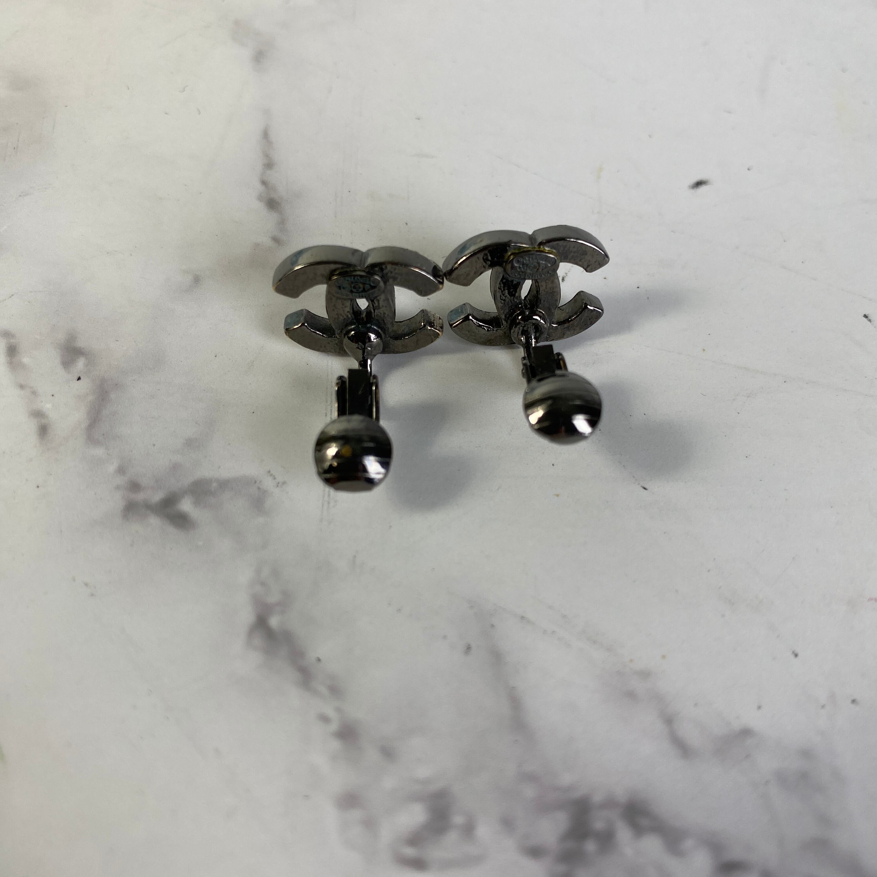 最終処分SALE】CHANEL シャネル ココマークイヤリング シルバー