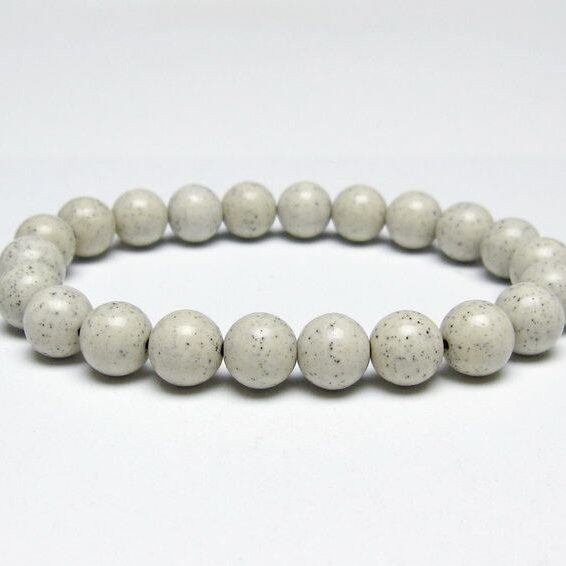 北投石 ブレスレット 9mm 一点物 メール便可 111-50252