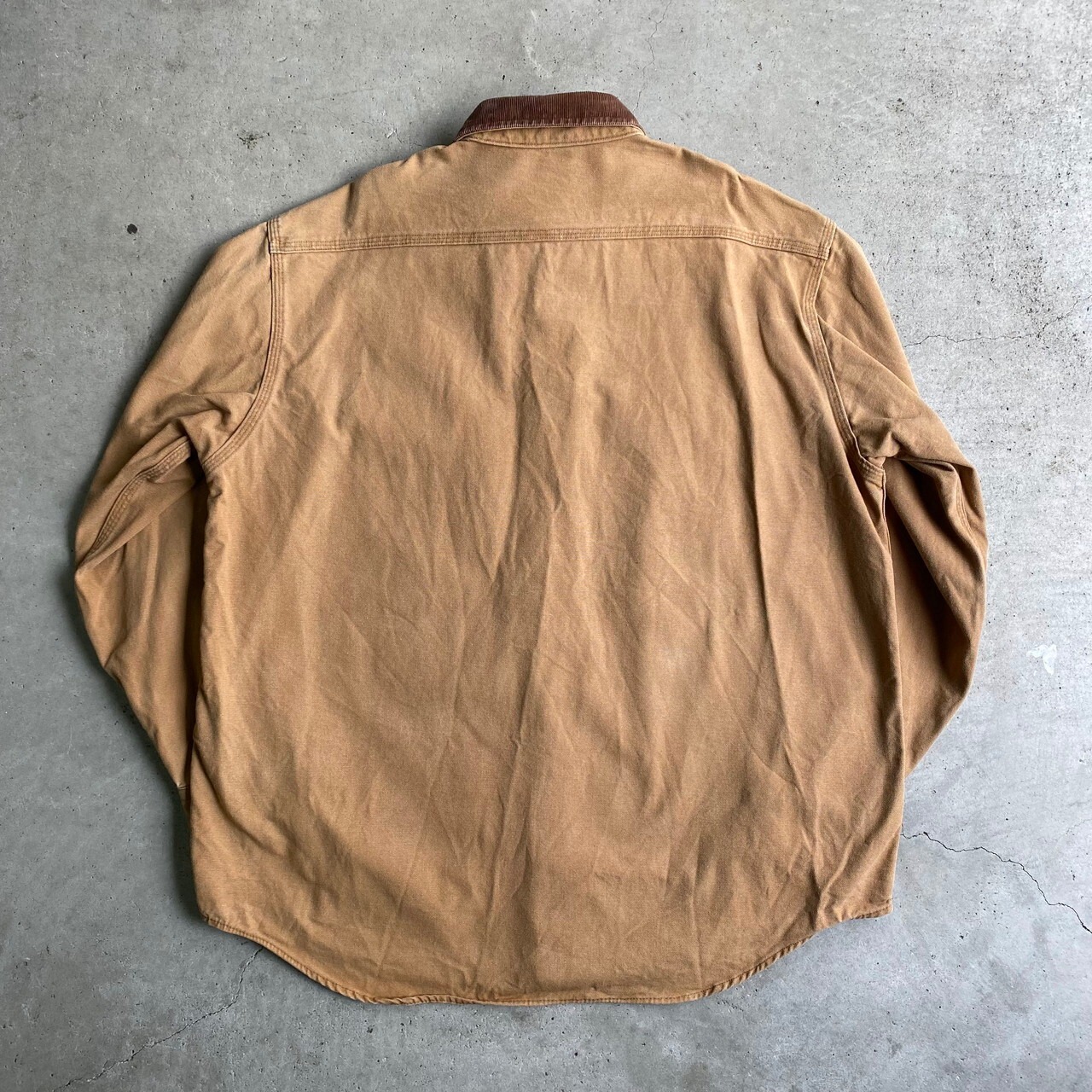 90年代 ビッグサイズ Carhartt カーハート ダック地 コーデュロイ襟 