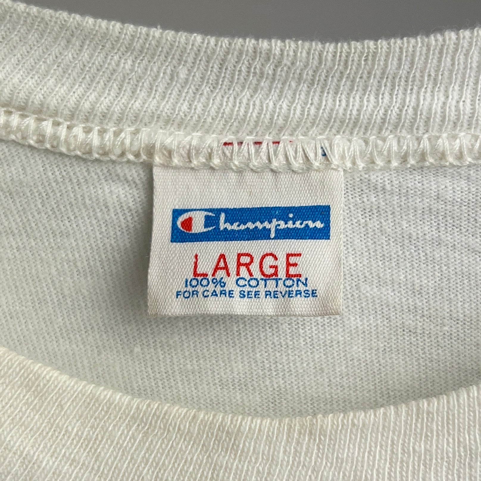 Special 70's Champion Overall print T-shirt SIZE L Special 70's Champion Overall print T-shirt SIZE L