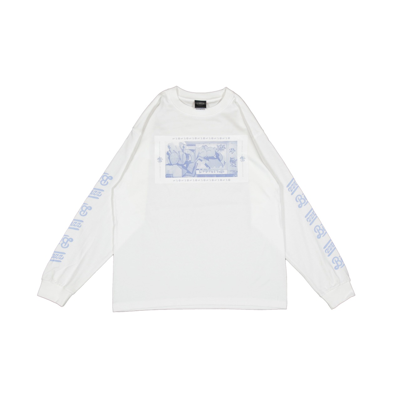 "LOST ISLAND" LMS session 2.3 ft.ATOMONE L/S TEE [WHITE]