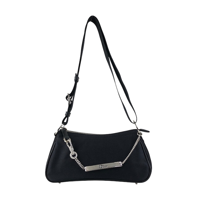 Christian Dior クリスチャン ディオール ハードコア ショルダーバッグ ブラック ストーン ナイロン vintage ヴィンテージ オールド 3ta7w7