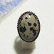 天然石、ダルマシアンジャスパーのフリーサイズリング　ヴィンテージアクセサリーのセール通販　10970R