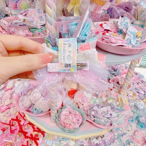 【P6】9-11リボンヘアクリップ