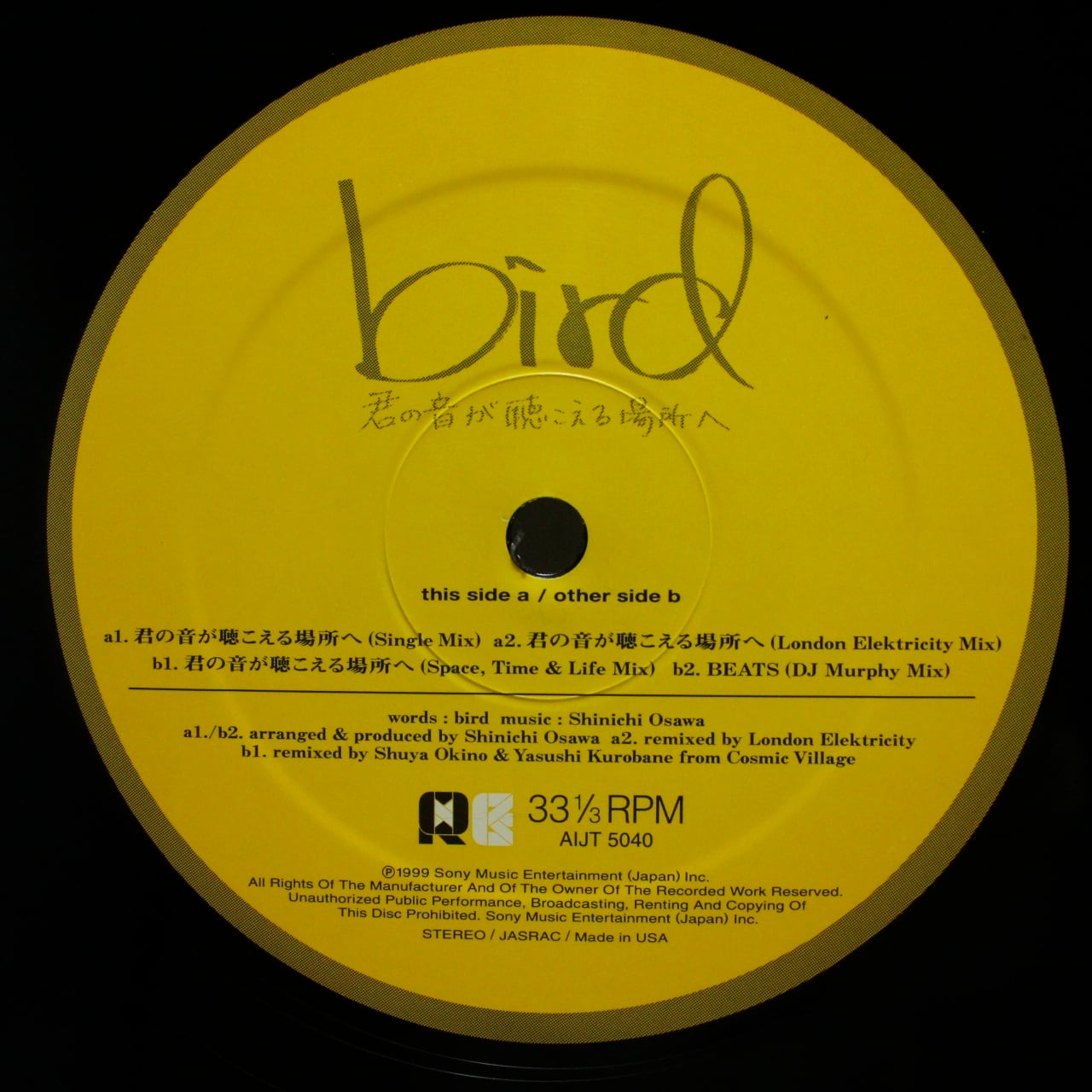 Bird / 君の音が聴こえる場所へ [AIJT 5040] - 画像3