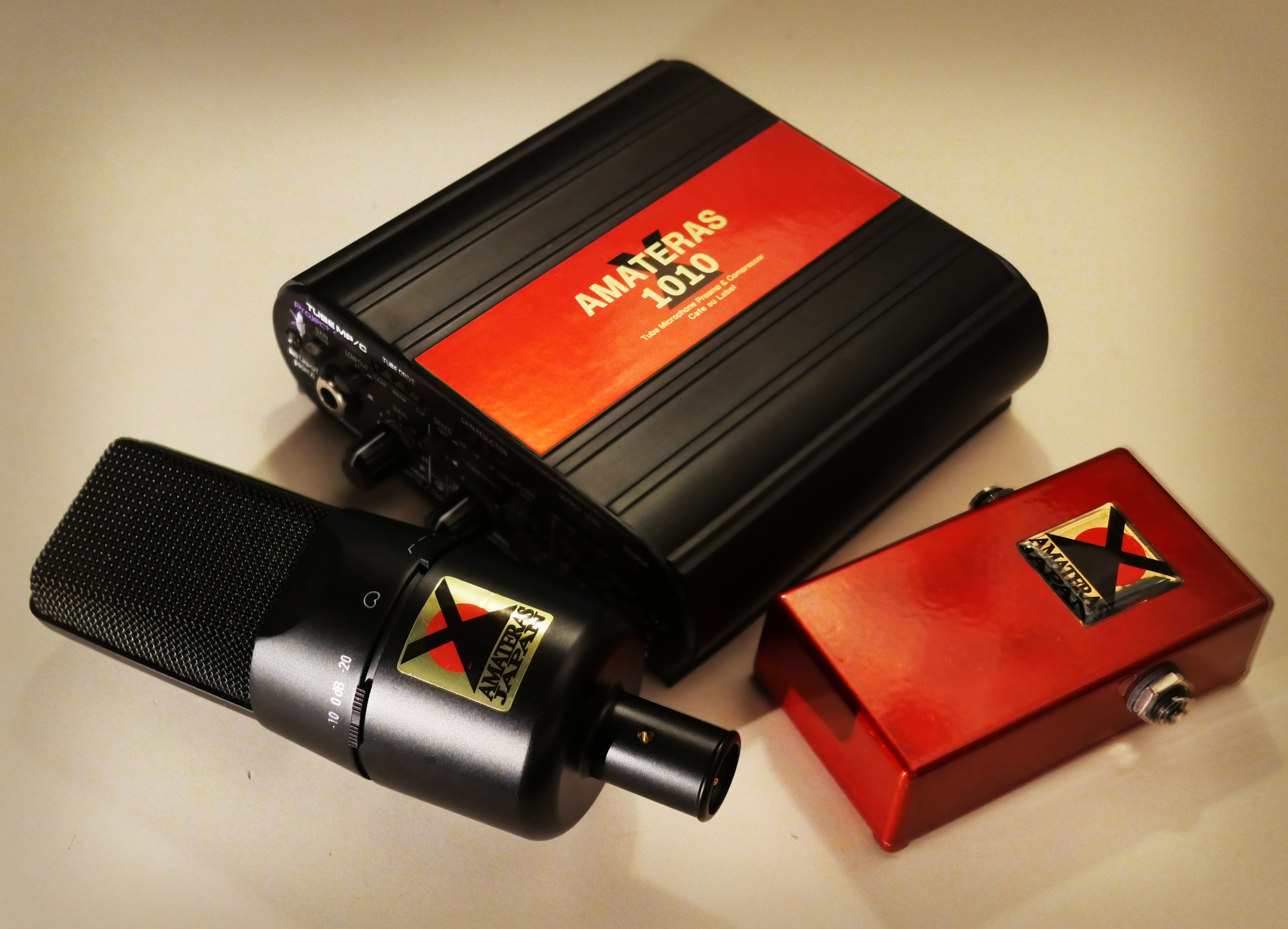 1ch.Mic Preamp & Compressor ＆DI / AMATERAS 1010 + 0001compact + 