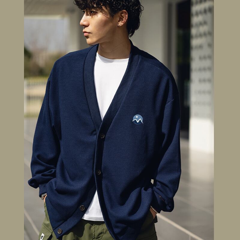 BDCT紺色の定番カラーニットカーディガン【M0016】 | mblueshop