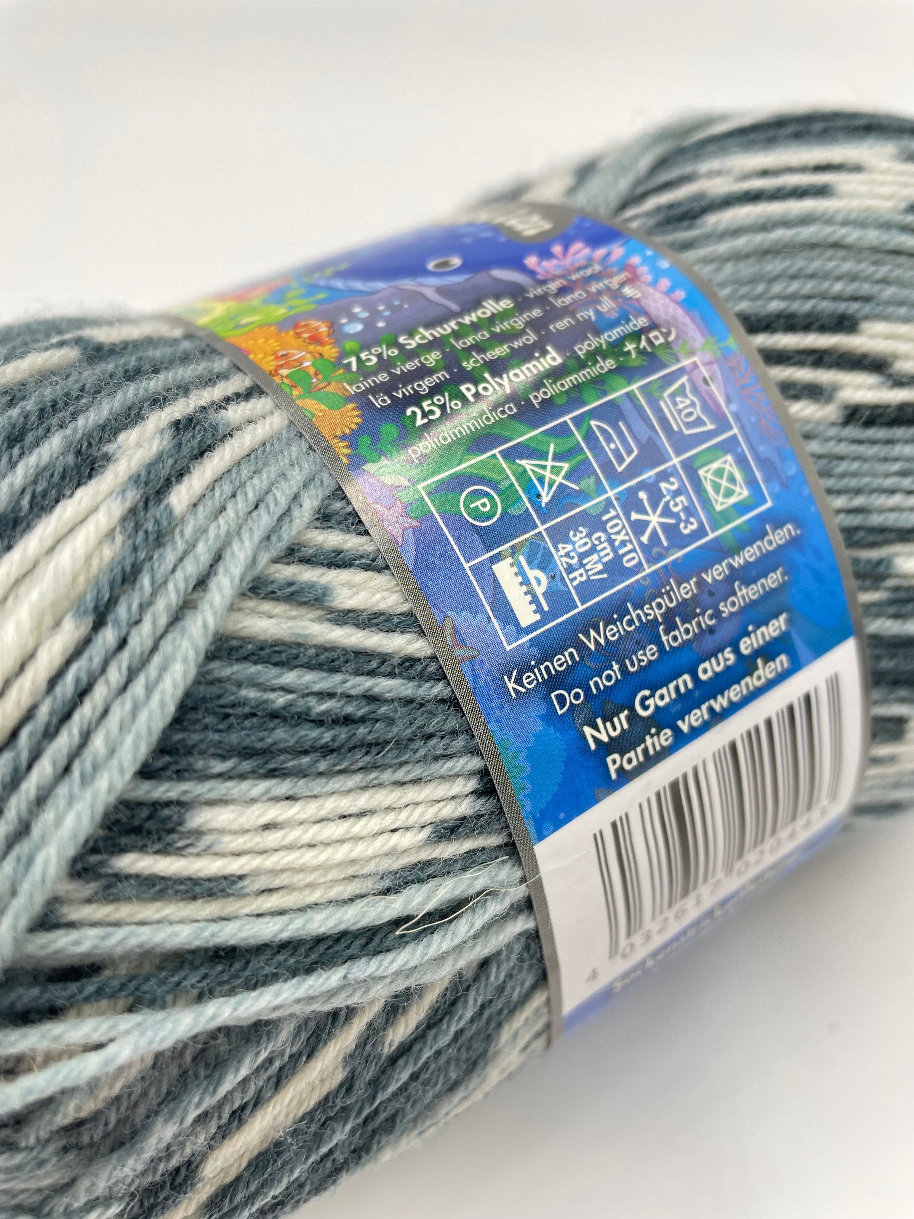 編む手が止まらない毛糸！Opal 『水の世界』11147 4ply/4本撚り | 手芸