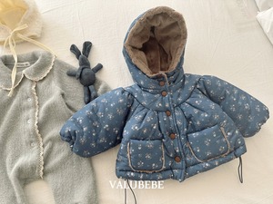 【予約/特典】valu bebe / Blanc Shirred Hooded Jumper