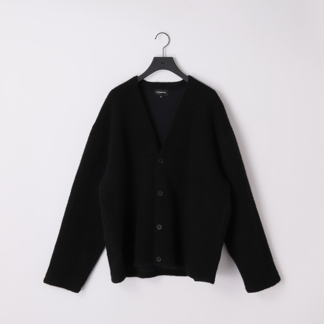 KANEMASA PHIL. / 5G×22G Cashmere Fur Cardigan (BLACK)