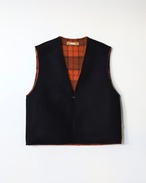 【ECO SAMPLE】Reversible Wool Vest/リバーシブルウールベスト