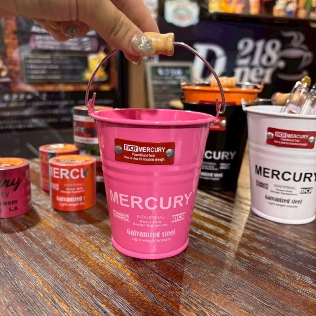 【Mercury】 カラーミニバケツ