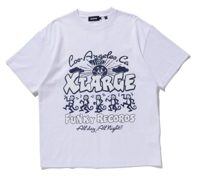 XLARGE】XLARGE FUNKY RECORDS S/S TEE 半袖Tシャツ 【エクストラ ...