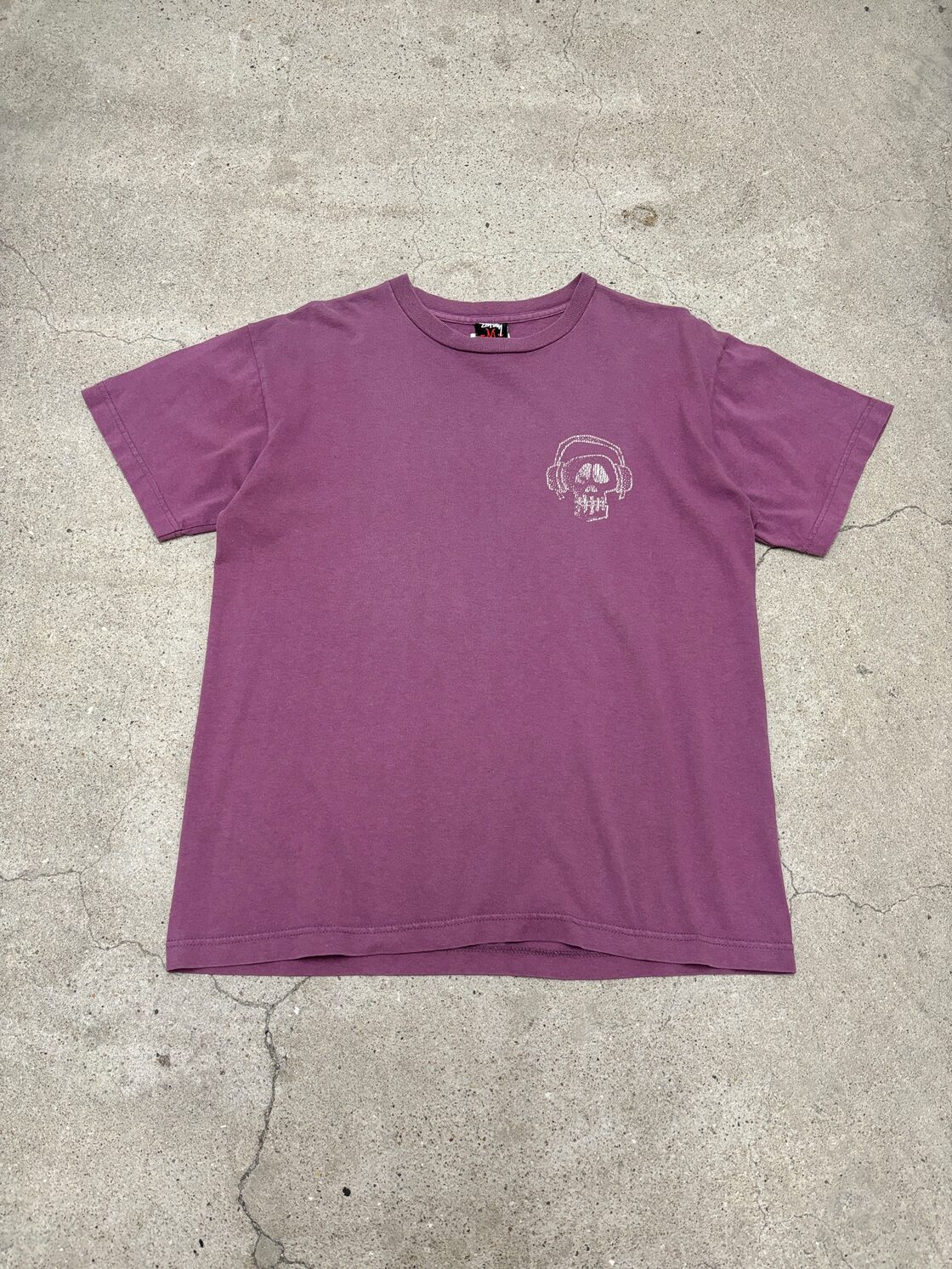 STUSSY × Neroli × MINOTAUR/Skull print Tee/M/スカルプリントT/T 