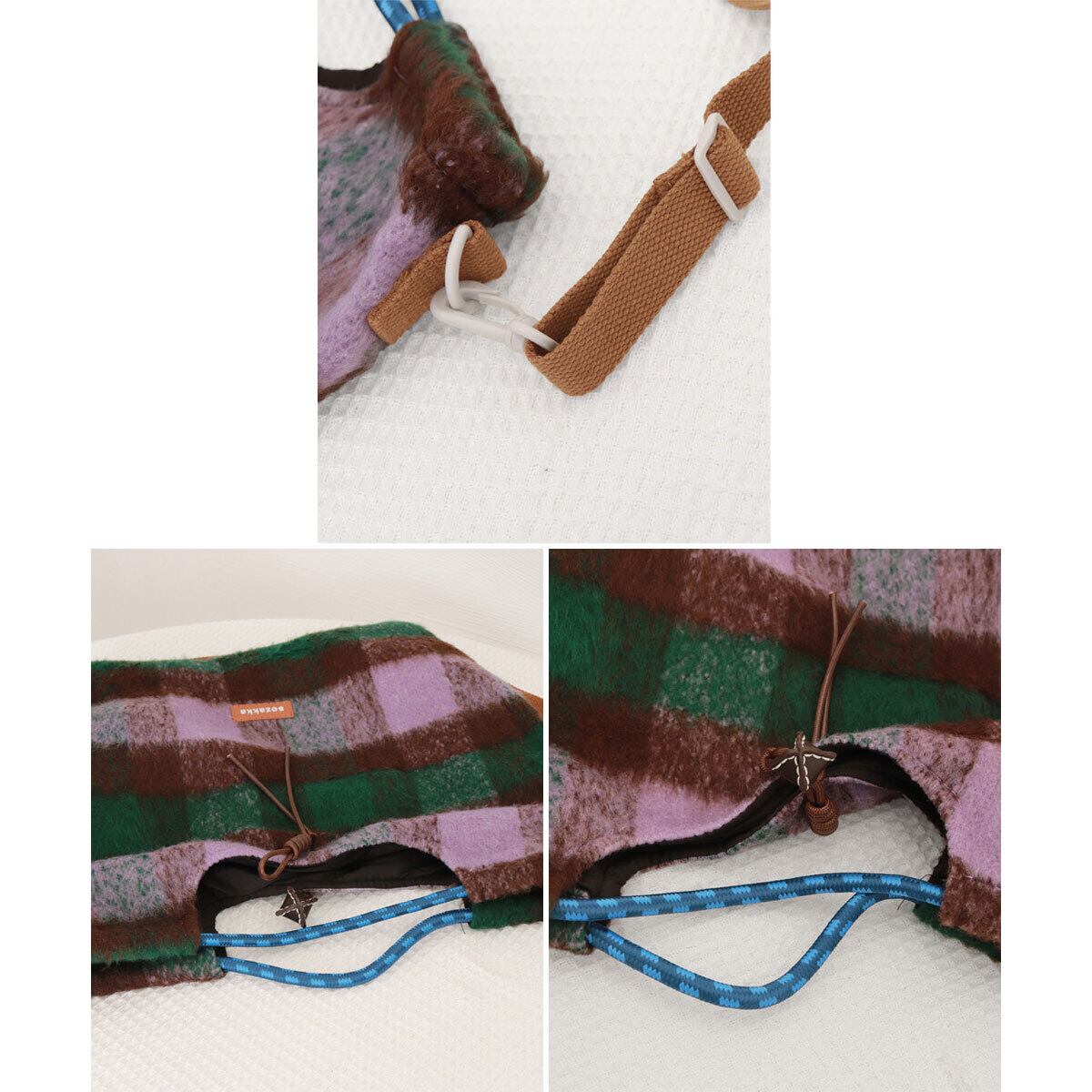 配色 トートバッグ 大容量 A4 レディース 秋冬 韓国 バッグ 軽量 大人 かわいい チェック柄 おしゃれ クラシック 手提げ 肩掛け ドローストリング 大人可愛い 大人女子