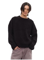 JCAESAR STUDIO Cable Sleeve Cotton Knit