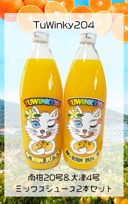 【2本入り】みかんジュース TuWinky204