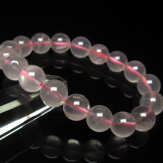 ミルキークォーツ ピンク ブレスレット 10mm [M便 1/10] 111-4956