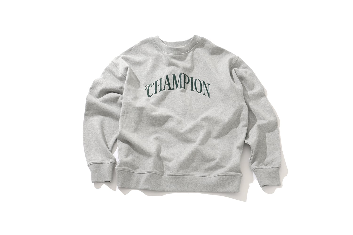 BASIC裏毛 - クルーネックプリントスウェット"CHAMPION"