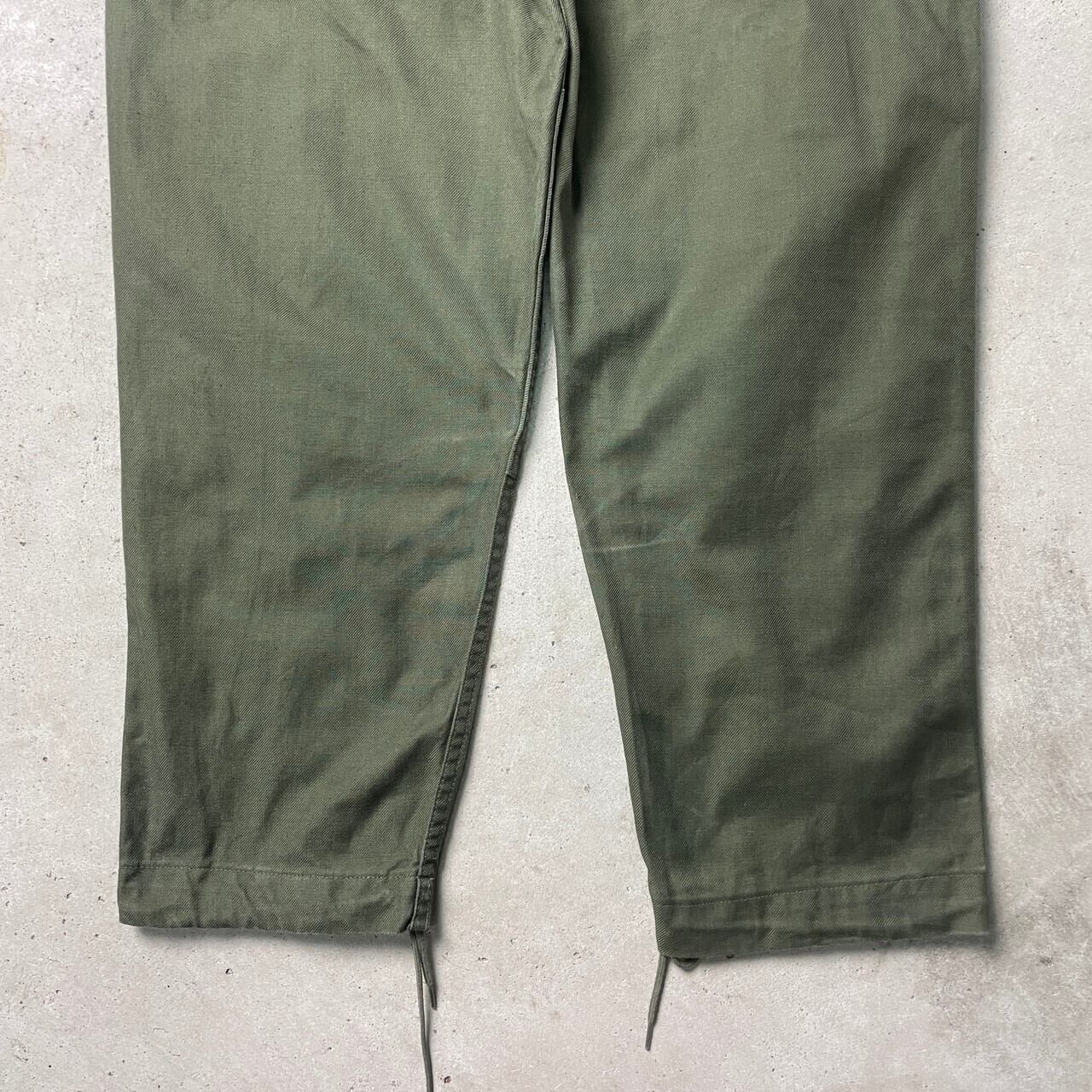 レアモデル 〜70年代 フランス軍 M-64 カーゴパンツ コットンツイル