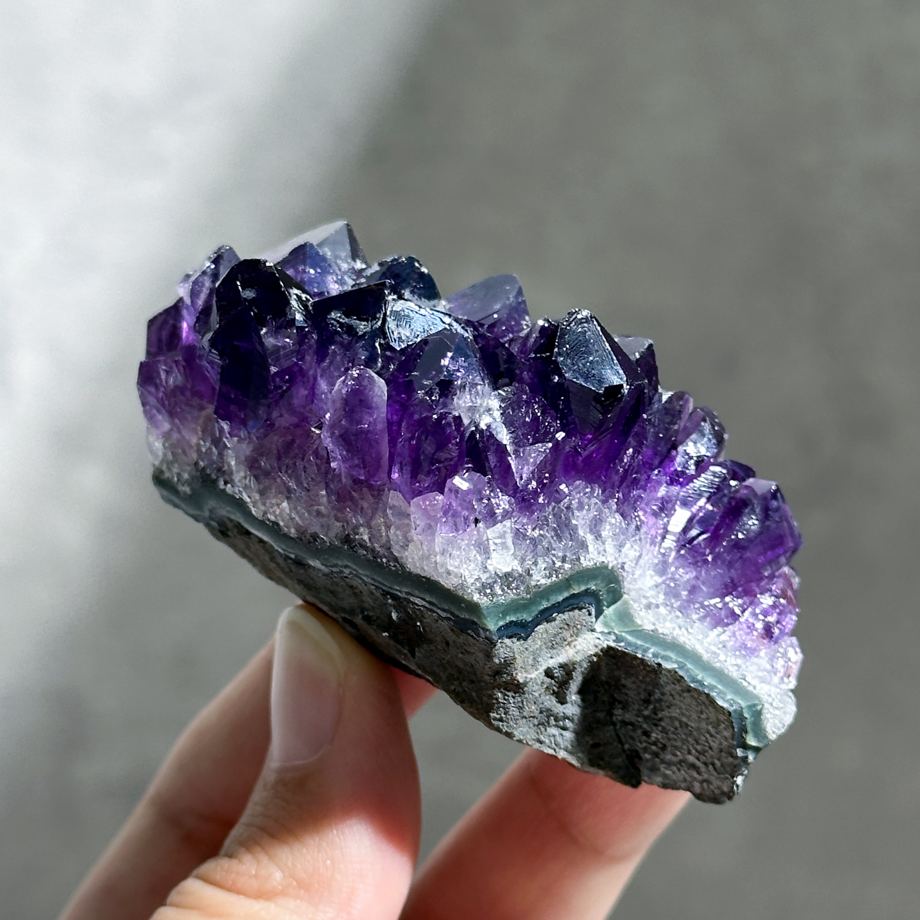 天使の指紋◎ウルグアイ産アメジスト 原石91◇ Amethyst ◇天然石