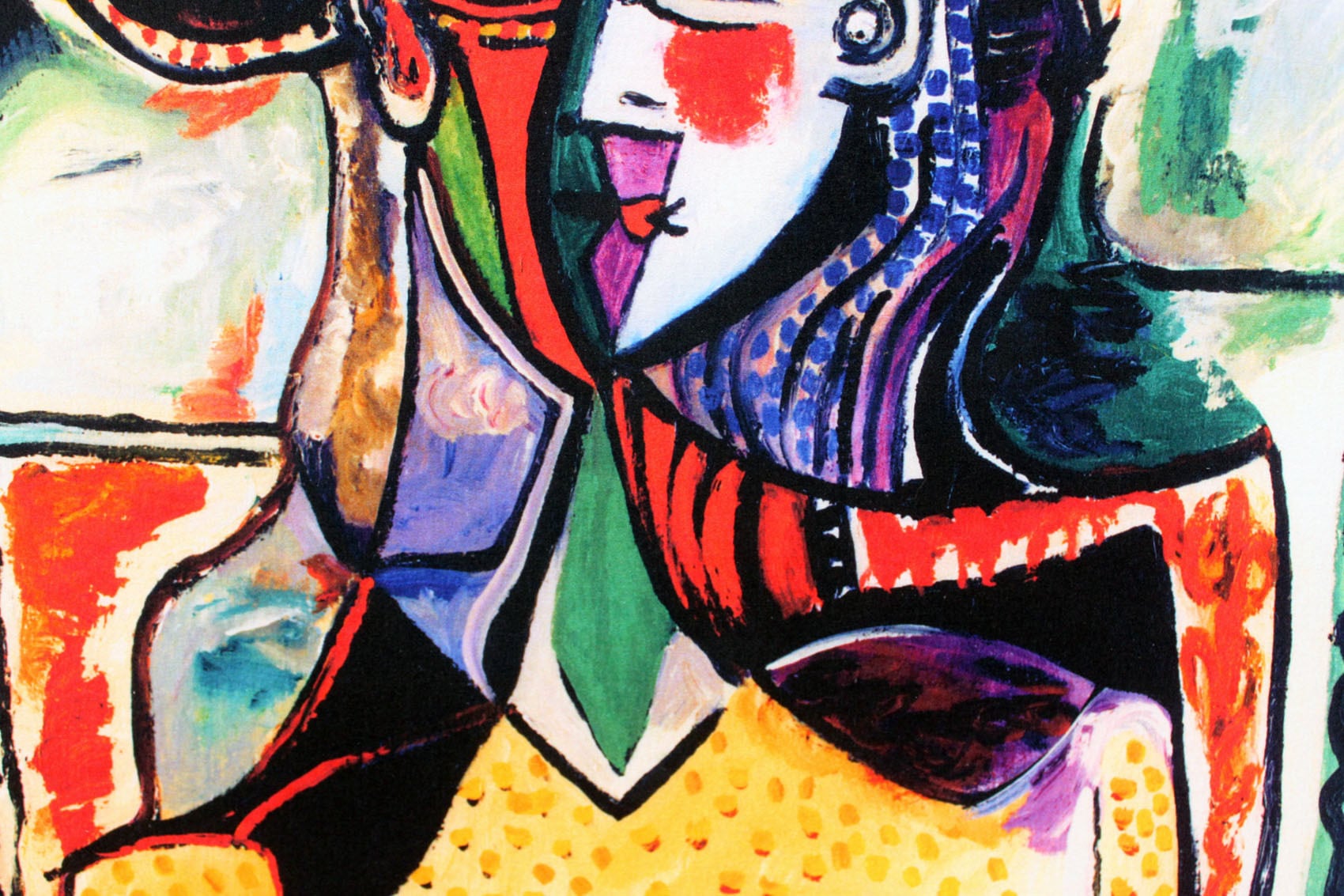パブロ・ピカソ「女性の肖像」作品証明書・展示用フック・限定500部エディション付複製画ジークレ