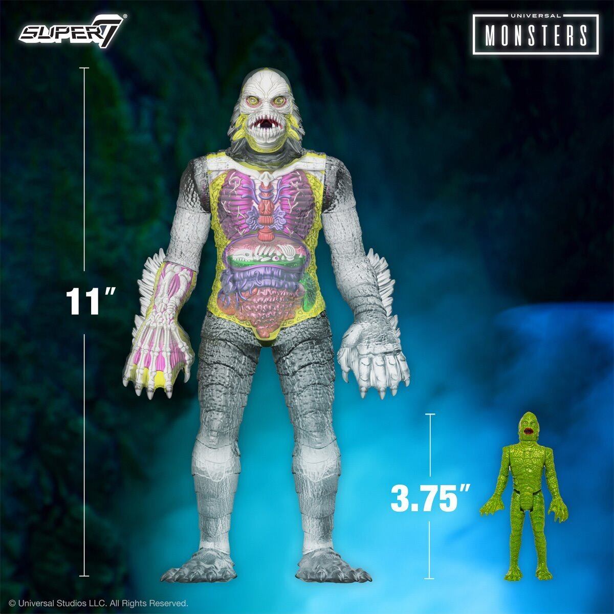 スーパー7 スーパーサイボーグ 大アマゾンの半魚人 ギルマン(クリア