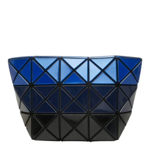 イッセイミヤケ バオバオ ポーチ ブルー PVC レディース ISSEY MIYAKE 中古