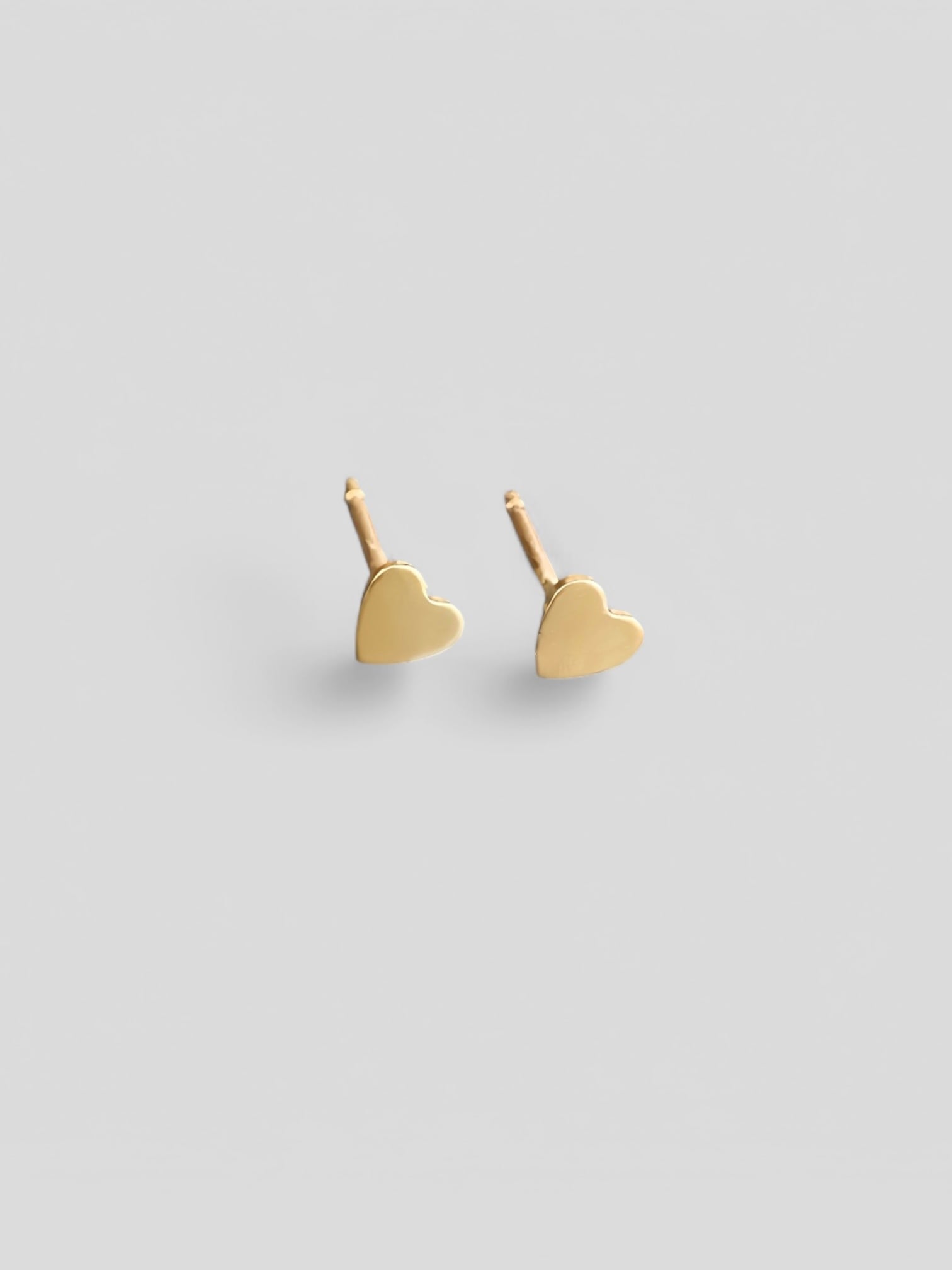 mini heart earrings