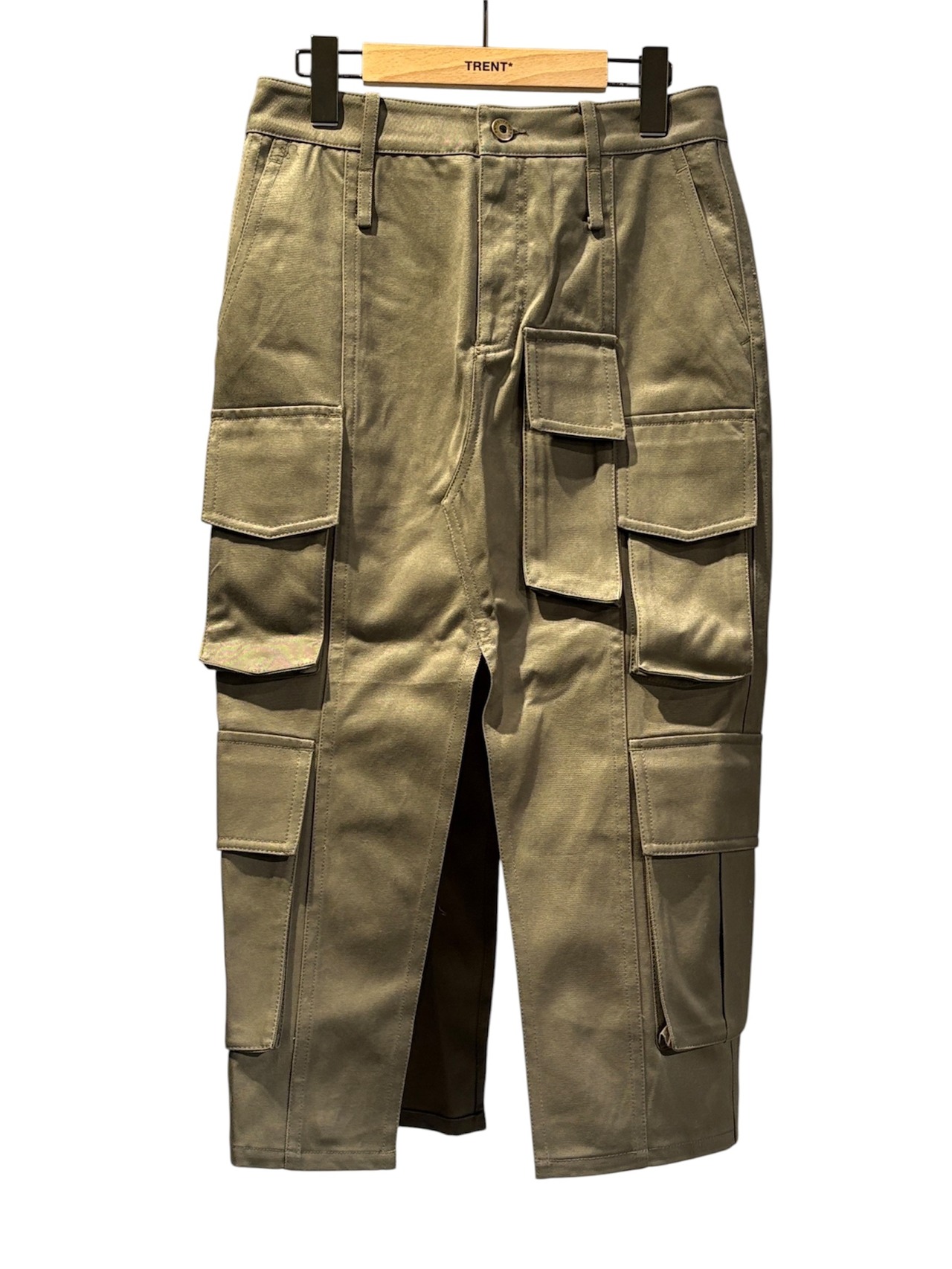 【26AW | WOMEN】Feng Chen Wang フェンチェンワン / スカート / Green Cargo Skirt  FWF22SK21G - 1