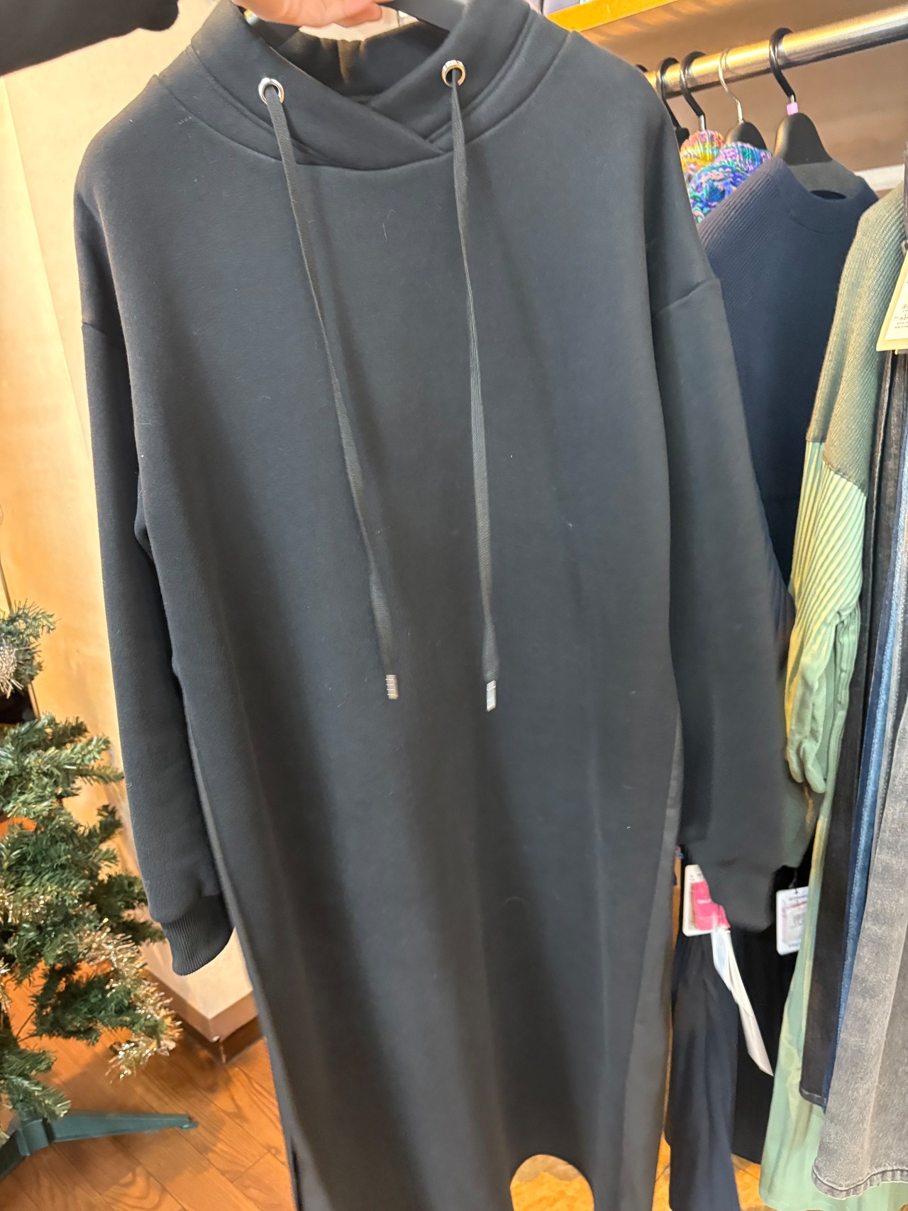 felini ハイネック裏起毛ワンピース　56125