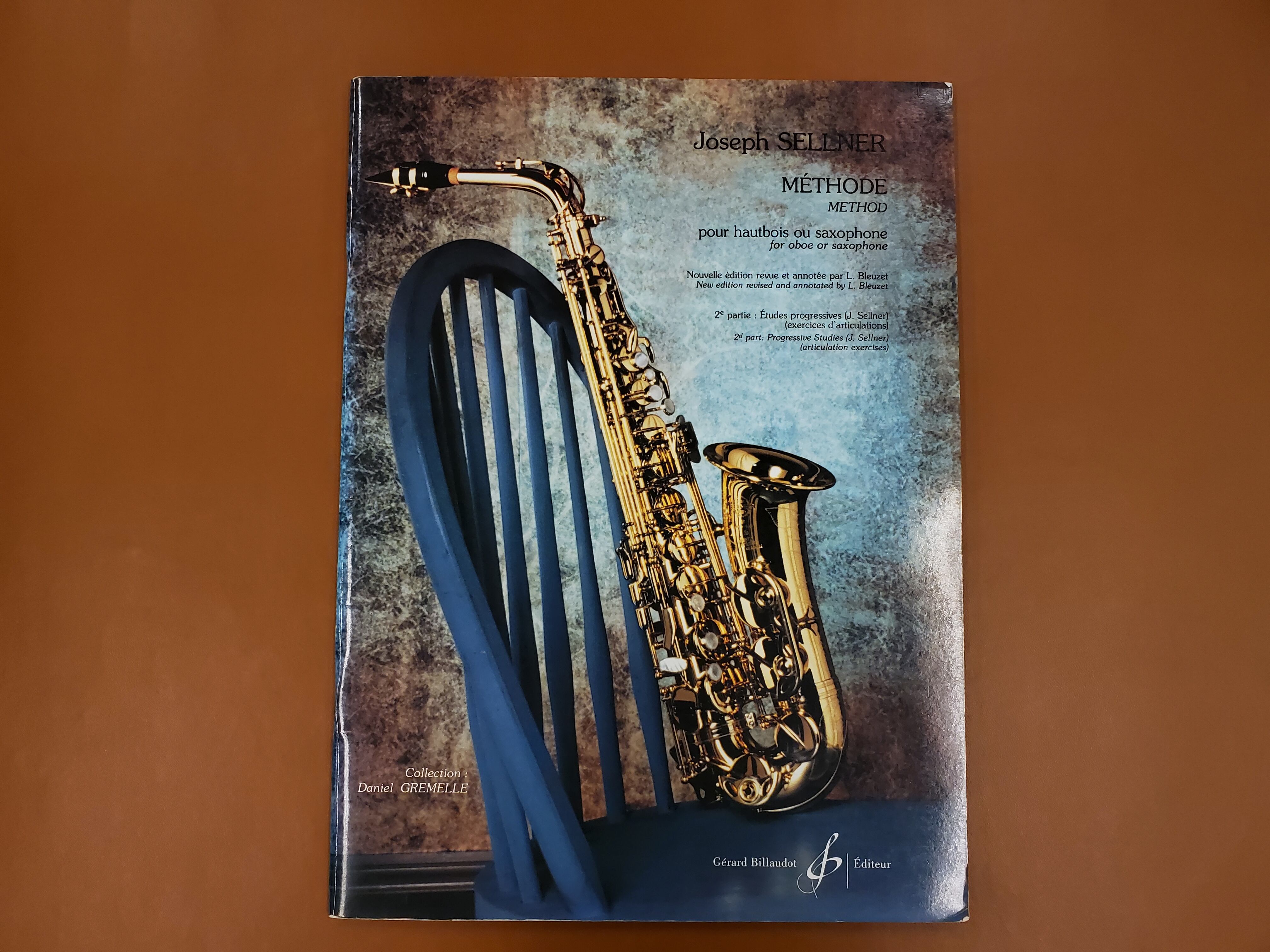 【特価品/20%OFF】教本 ビヨドウ出版 METHODE(for oboe or saxophone)/Joseph SELLNER