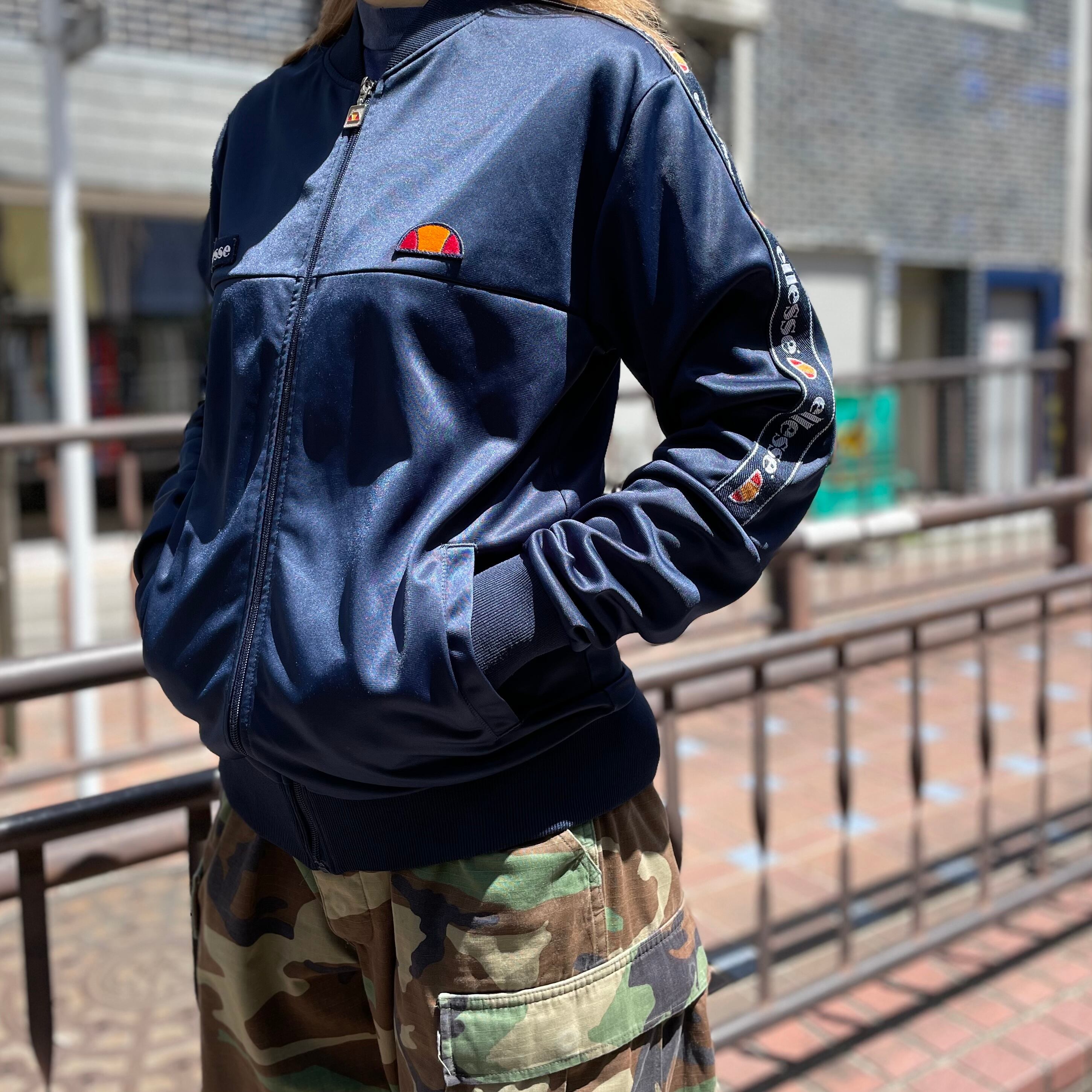 ellesse ナイロンジャケット バイカラー