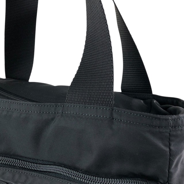 PRADA プラダ トライアングルロゴ トートバッグ ブラック ナイロン vintage ヴィンテージ オールド 4gi7mv