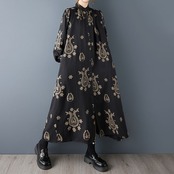 ペイズリー モード ロングワンピース  00290