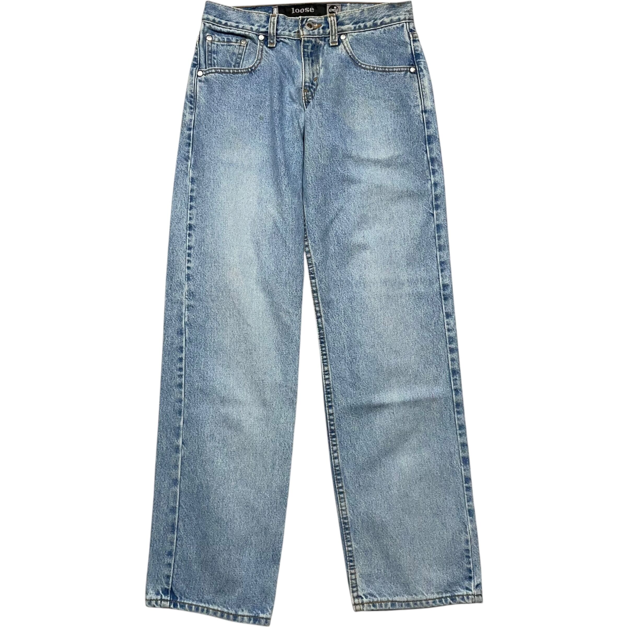 《実寸 W29L31》 Levi's リーバイス シルバータブ loose デニムパンツ バギーデニム USA製 90年代 vintage no.6052